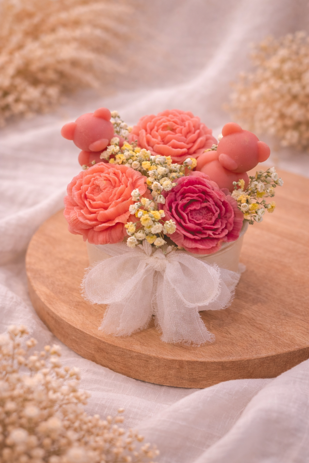 Bouquet de fondants parfumés | Monoï fraise | 115g