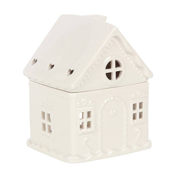 Brûleur  White Christmas Gingerbread House