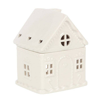 Brûleur  White Christmas Gingerbread House