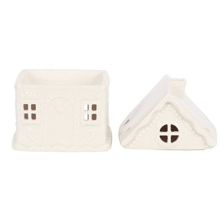 Brûleur  White Christmas Gingerbread House