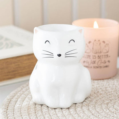 Brûleur Chat Blanc