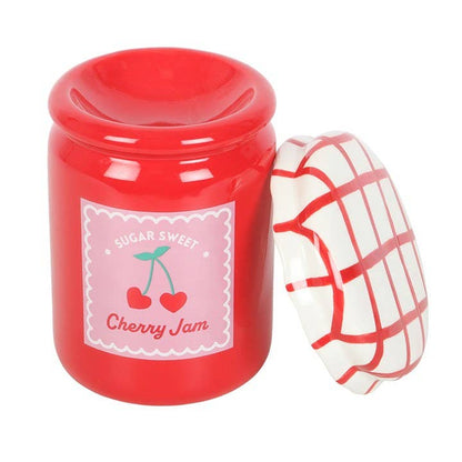 Brûleur pot de confiture à la cerise