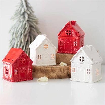 Brûleur  White Christmas Gingerbread House