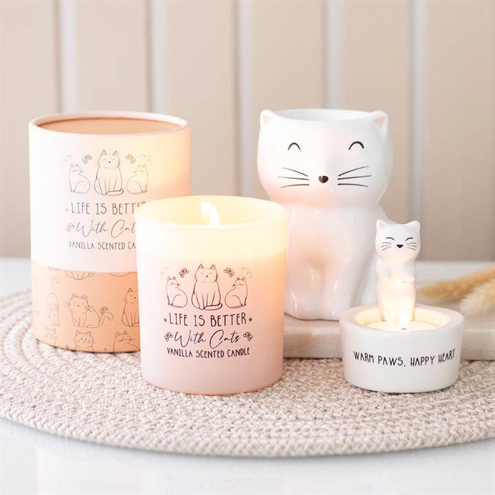 Brûleur Chat Blanc