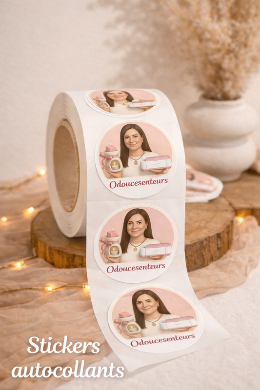 Stickers autocollants rond