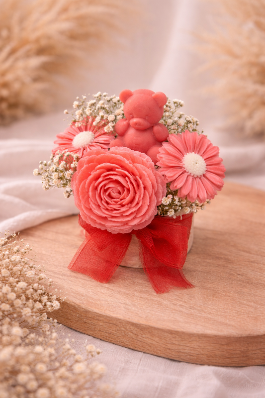 Bouquet de fondants parfumés  | Monoï fraise  | 105g