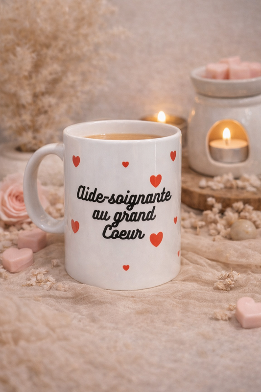 Tasse personnalisée: Aide soignante