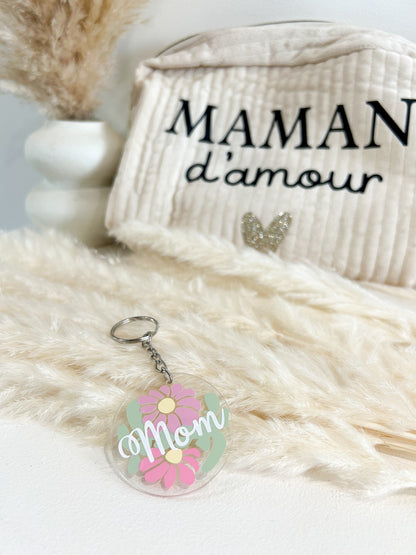 Porte clé: Mom ♡