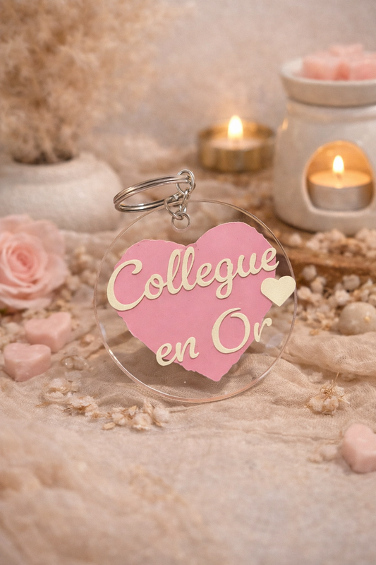 Porte clé: Collègue en or