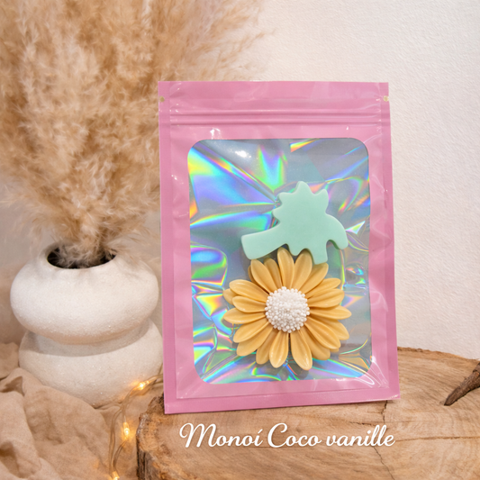 Pochette Monoï Coco Vanille 🥥🌴🌞