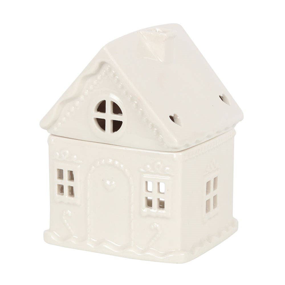 Brûleur  White Christmas Gingerbread House