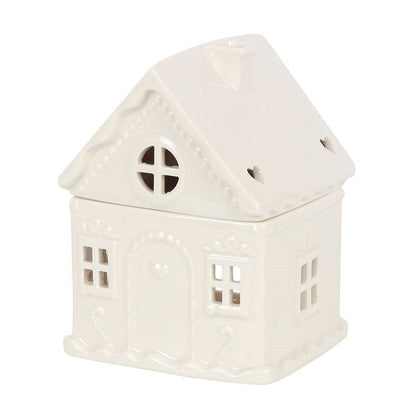 Brûleur  White Christmas Gingerbread House